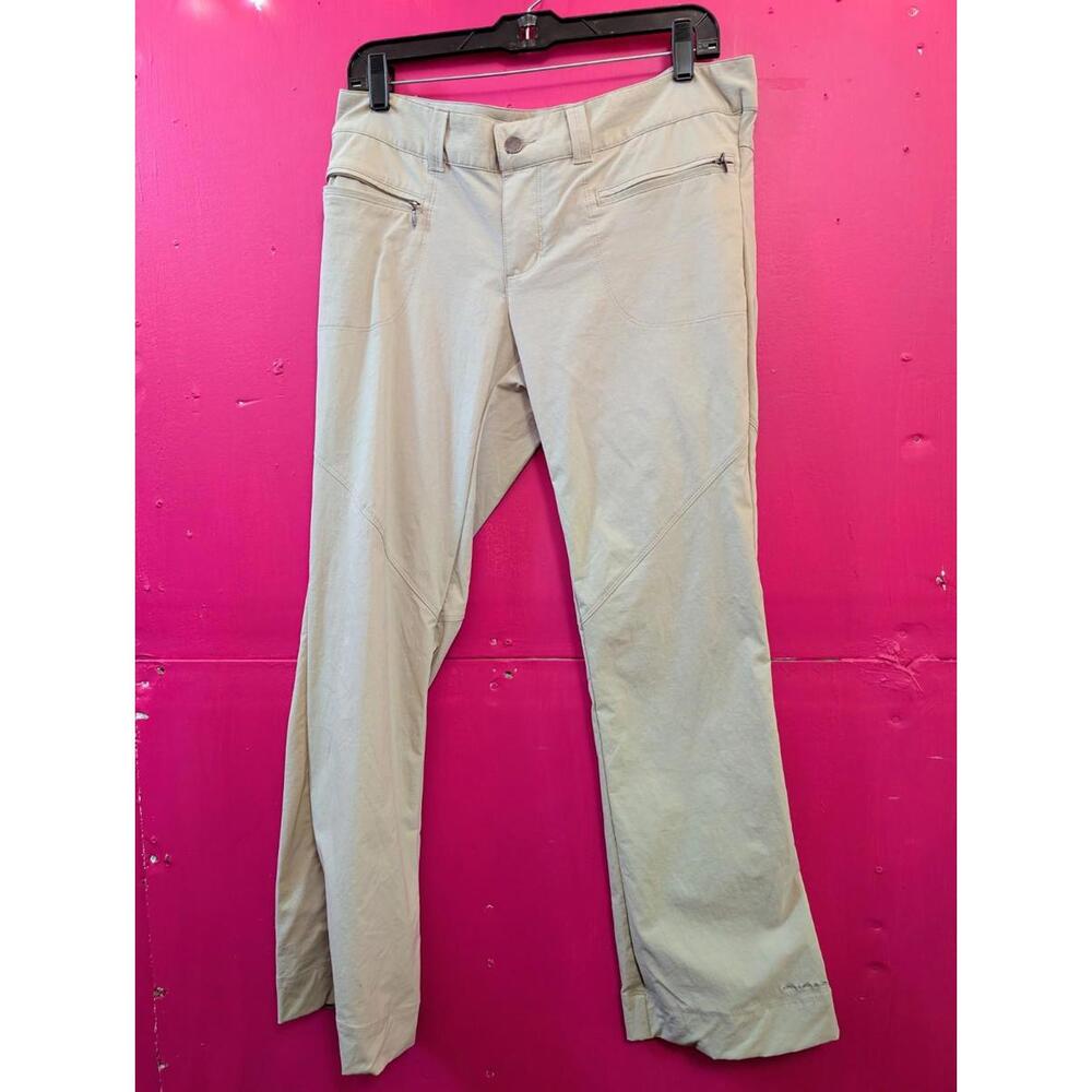 Columbia Omnishield Khaki Pants 12 Short Straight Leg Women's